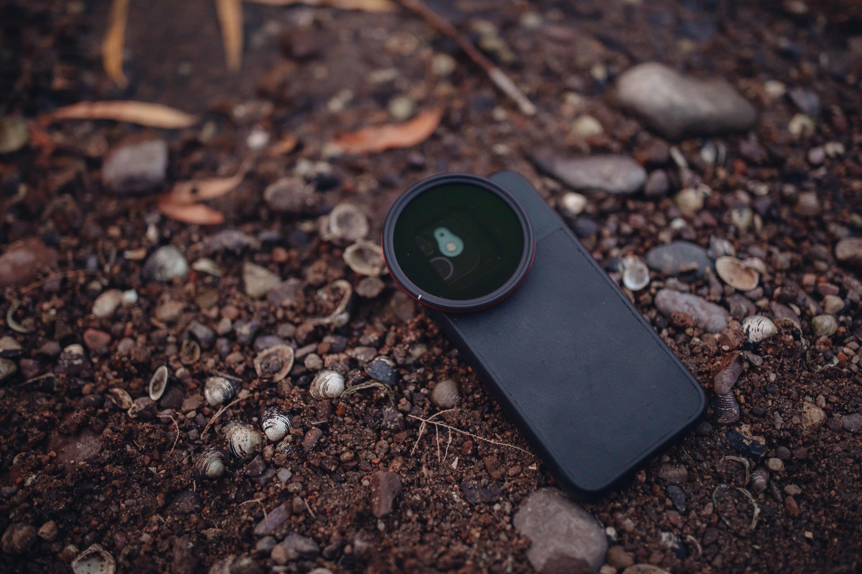 The AntiGlare CPL via 67mm filter mount.
