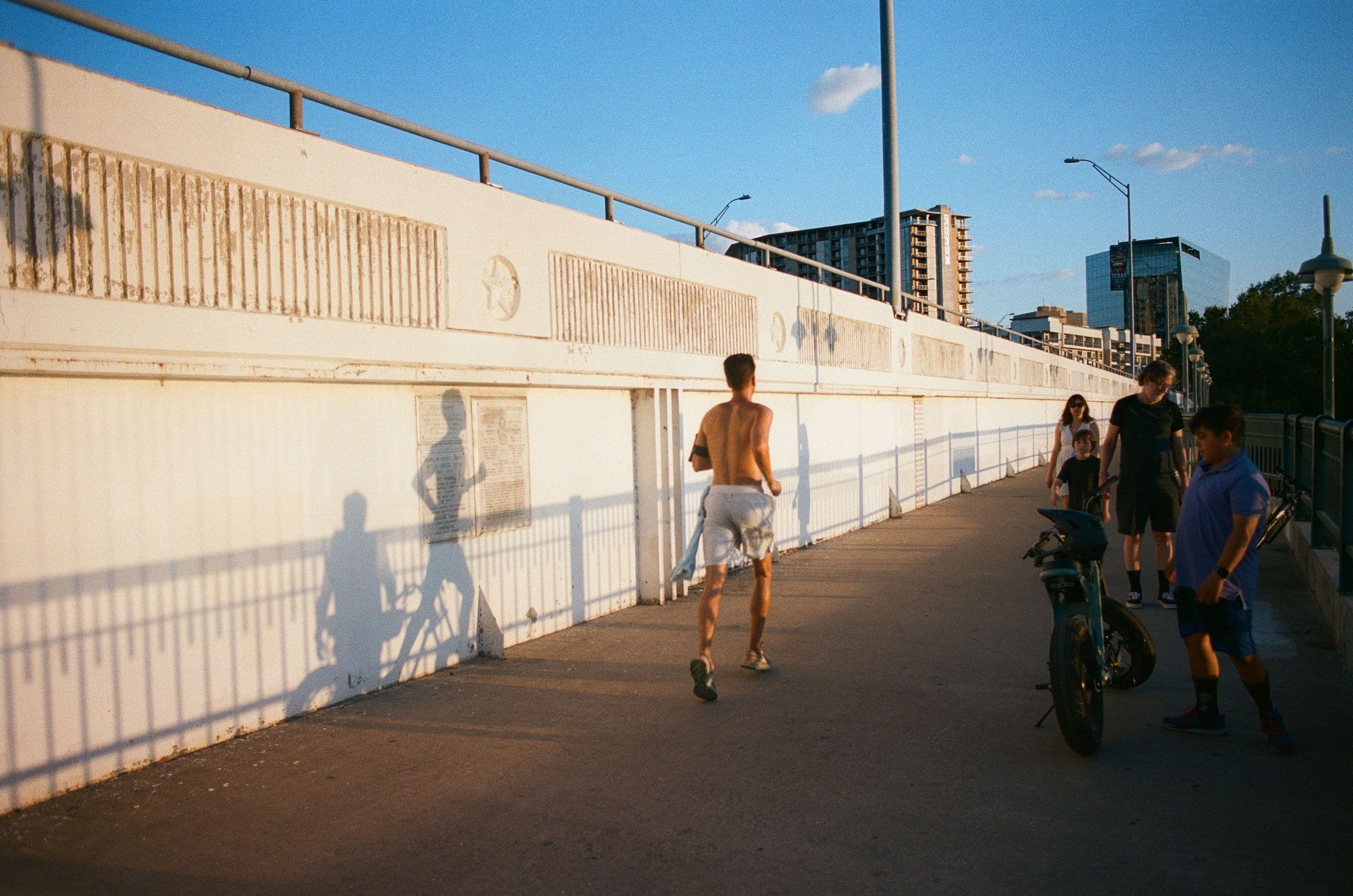 Shot on film by George Holden.